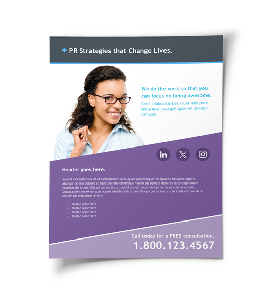 PR Consulting Flyer