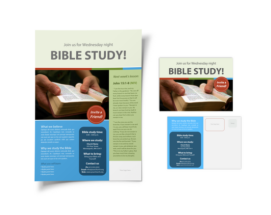 Bible Study Template Bundle