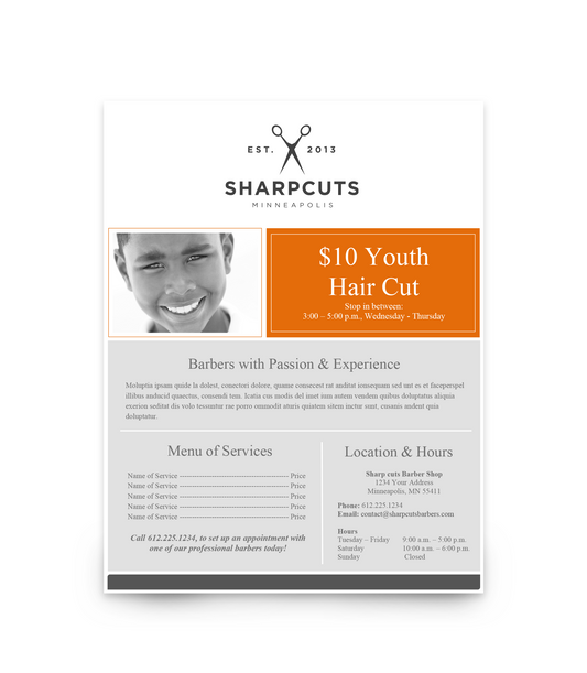 Barbershop Flyer
