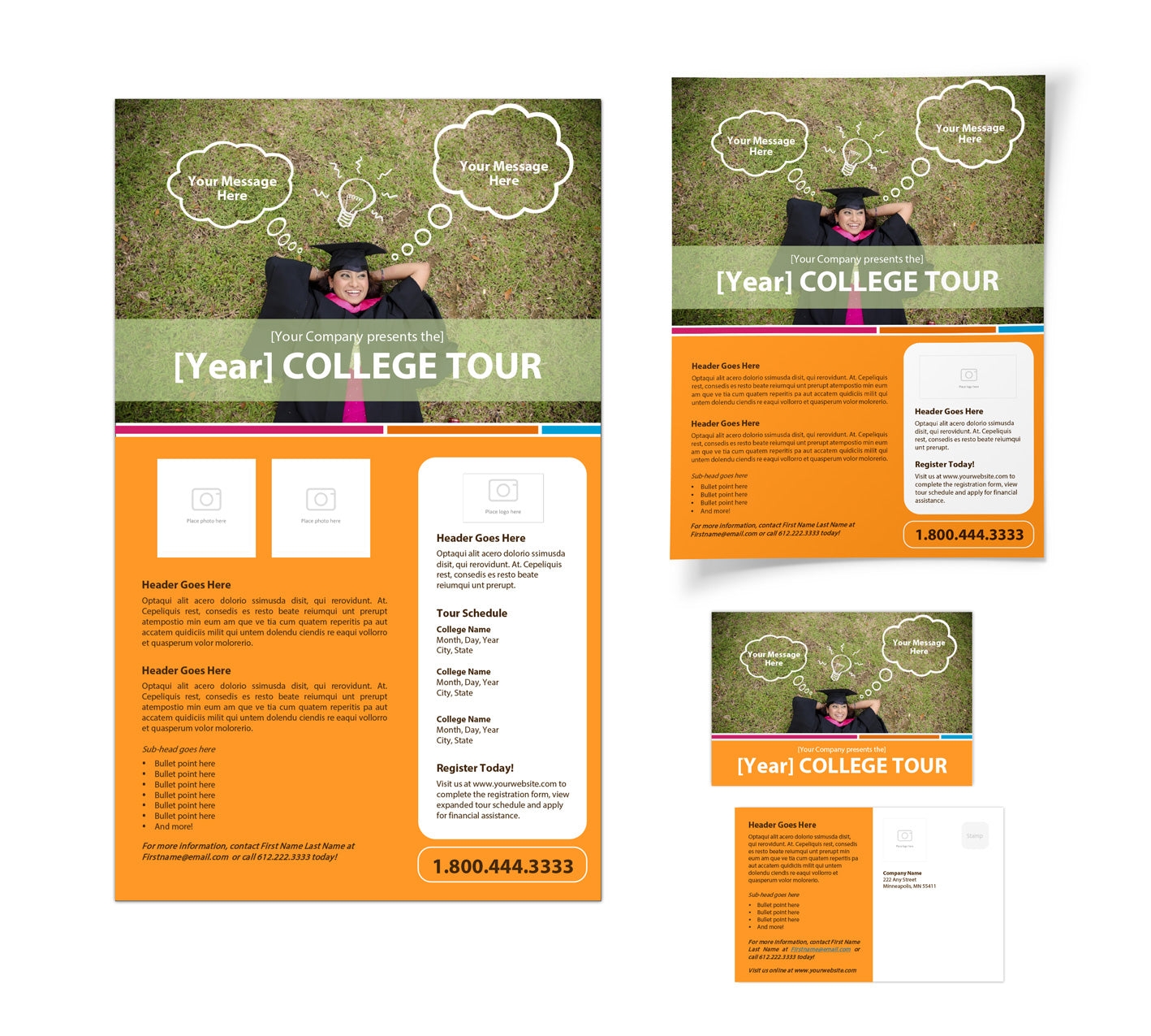 College Tour Template Bundle