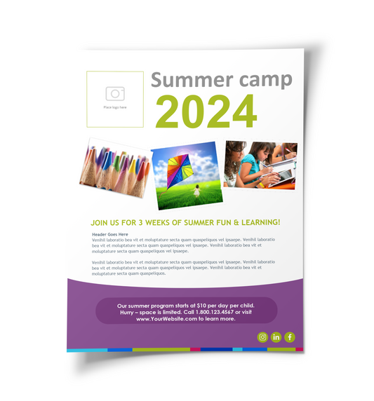 Summer Camp Flyer
